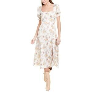 WAYF Midi dress Short Casual Dress floral XLarge Jacquard Midi 91795wch